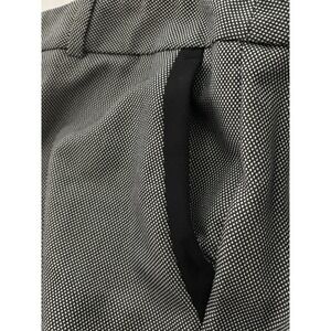 Womens WORTHINGTON Modernfit Swiss Dot Sz 12 Pants Straight Black & Wh Career